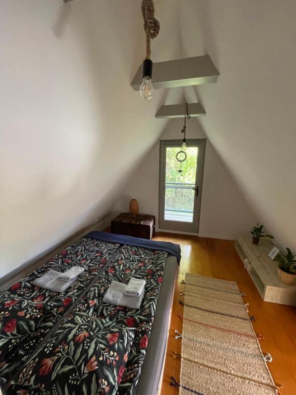 Postel nebo postele na pokoji v ubytování Fotel home