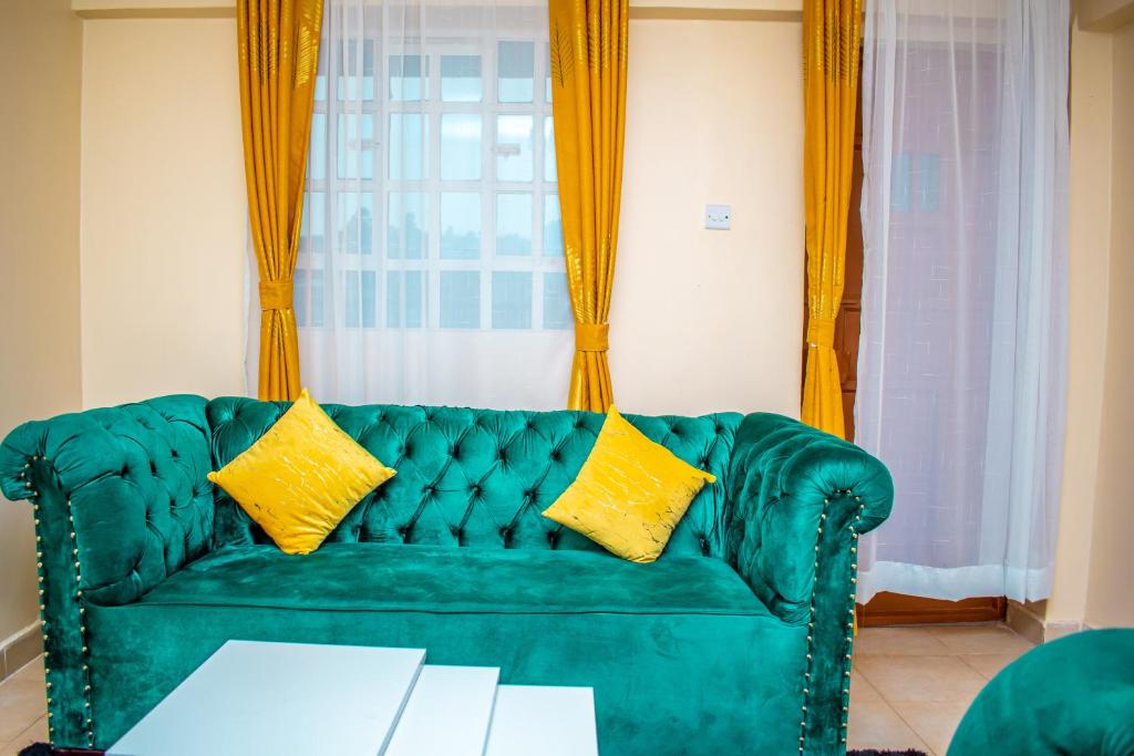 Posezení v ubytování Cozy apartment kisii