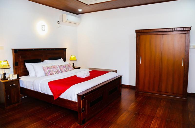 Postel nebo postele na pokoji v ubytování Hotel Sara