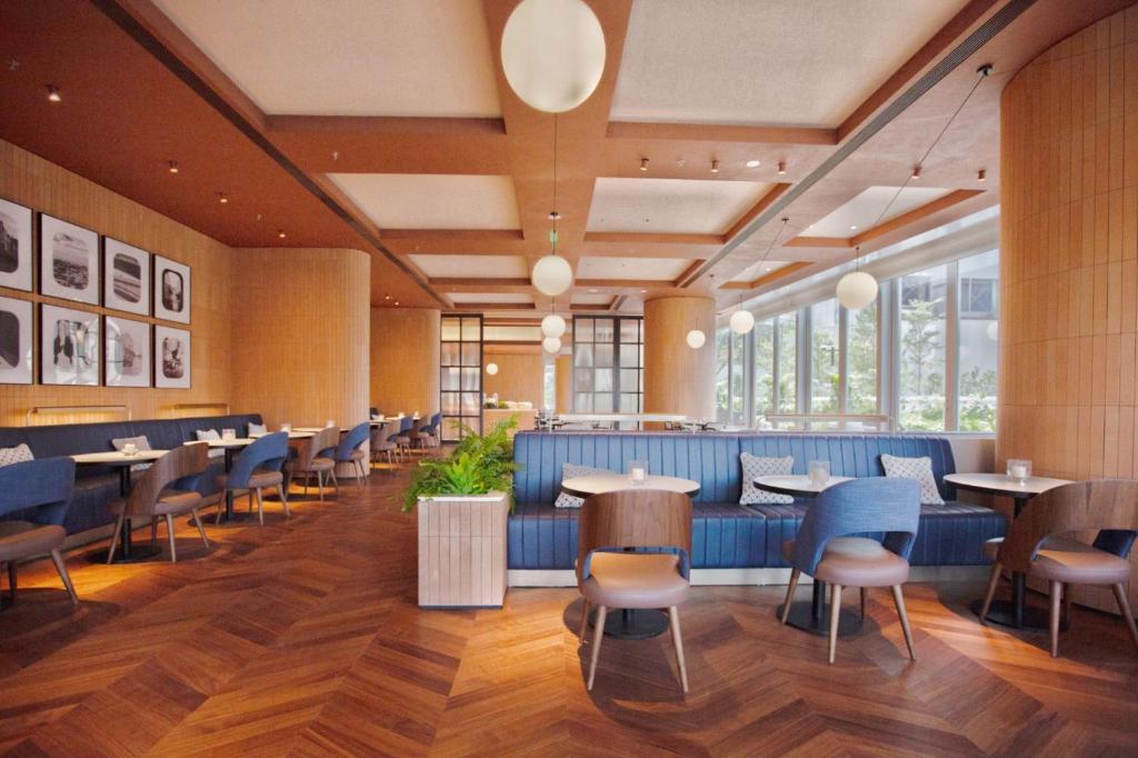Posezení v ubytování Intercity Hotel Futian Bin He Zhongzhou Bay