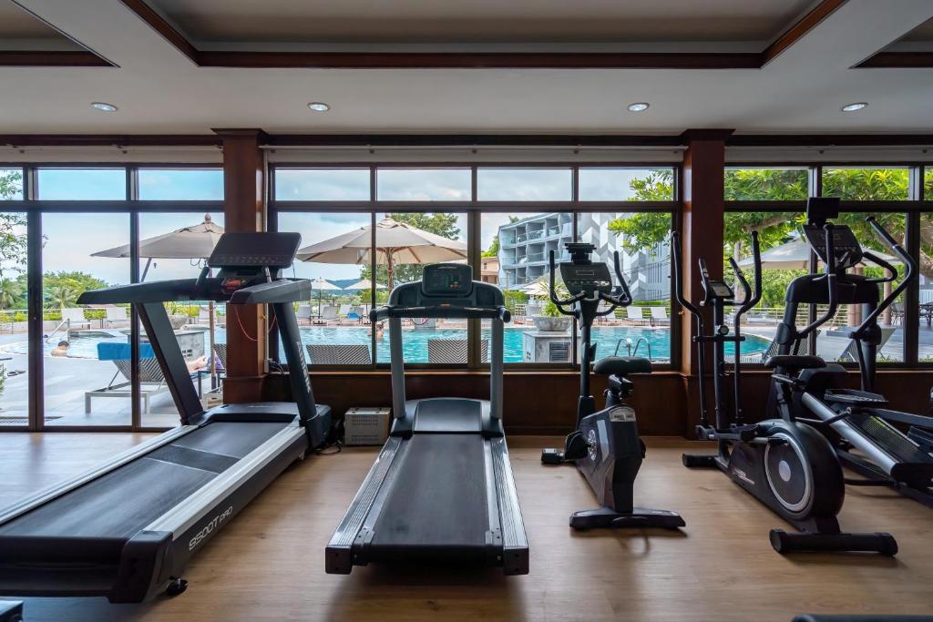 Fitness centrum a/nebo fitness zařízení v ubytování Orchidacea Resort - Kata Beach