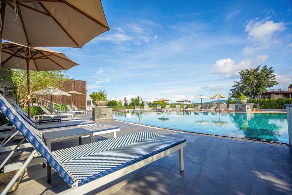 Bazén v ubytování Orchidacea Resort - Kata Beach nebo v jeho okolí