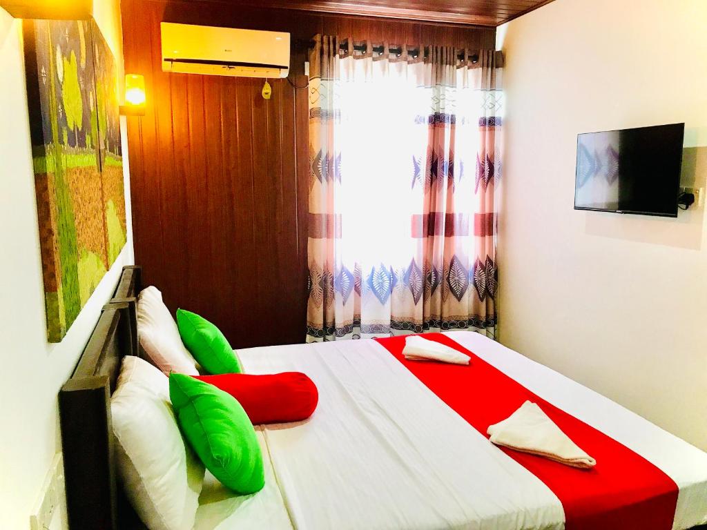 Postel nebo postele na pokoji v ubytování Hotel Remaco