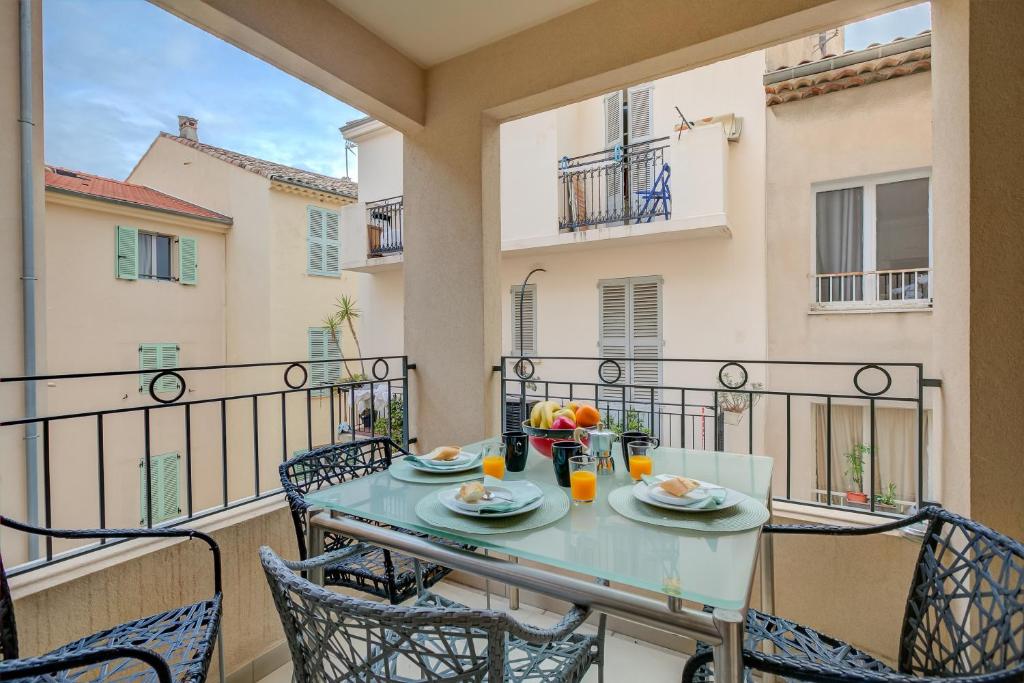 Balkón alebo terasa v ubytovaní Au Vieux Port Cannes City Center - Happy Rentals
