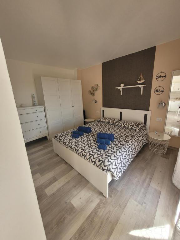 Postel nebo postele na pokoji v ubytování Surf House Mirice