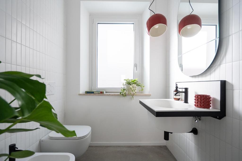 Koupelna v ubytování VIVO Rooms