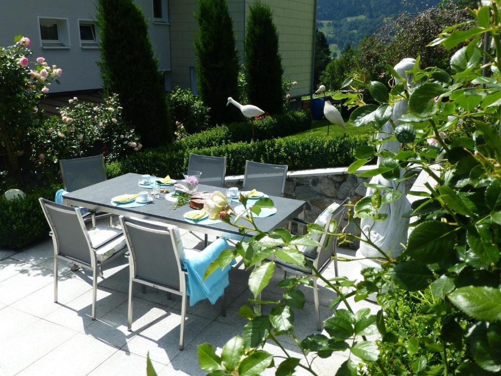 Zahrada ubytování Appartement Zint