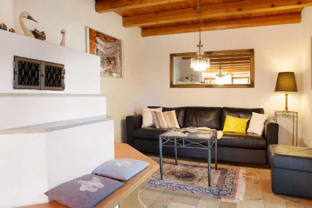 Posezení v ubytování Ferienhaus Reis