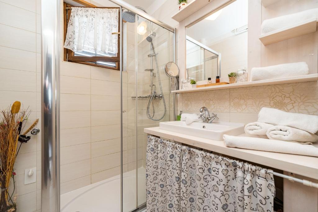 Kúpeľňa v ubytovaní B&B Villa Sumrak Plitvica