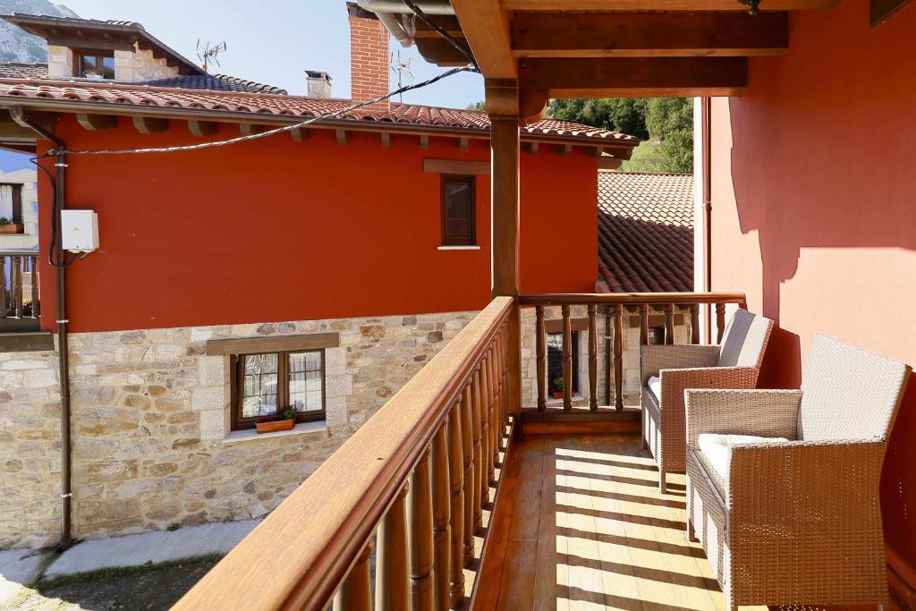 Balkón nebo terasa v ubytování Casa Celis 1 by El Balcón del Sueve