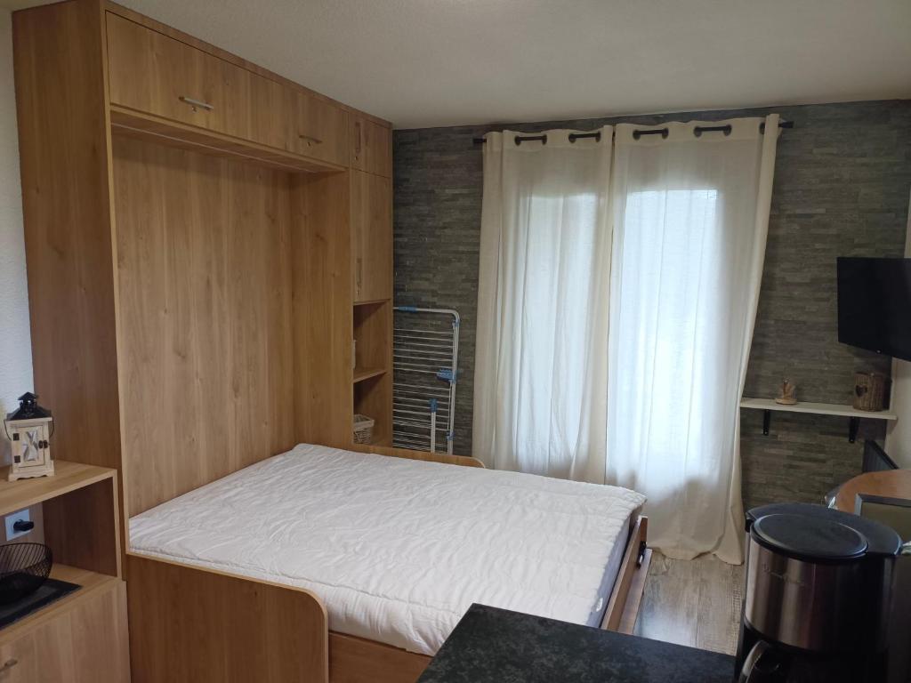 Postel nebo postele na pokoji v ubytování Appartement - Combloux