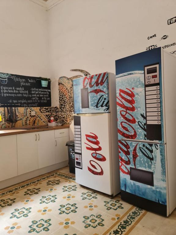 Kuchyň nebo kuchyňský kout v ubytování Hostel On