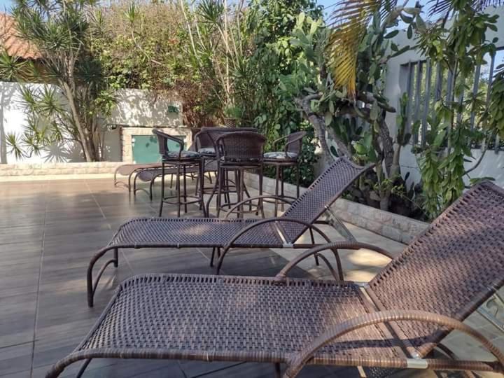Patio nebo venkovní prostory v ubytování Pousada Recanto de Praia Seca