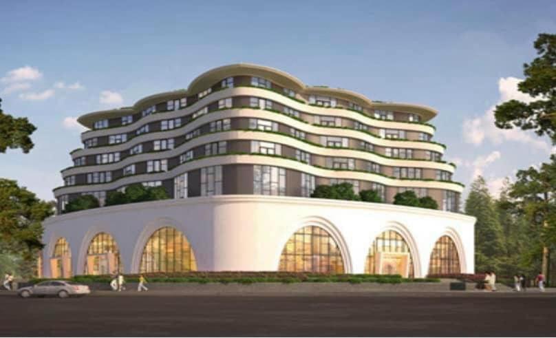 a rendering of a large building at Panaroma Apartment Đà Lạt in Da Lat