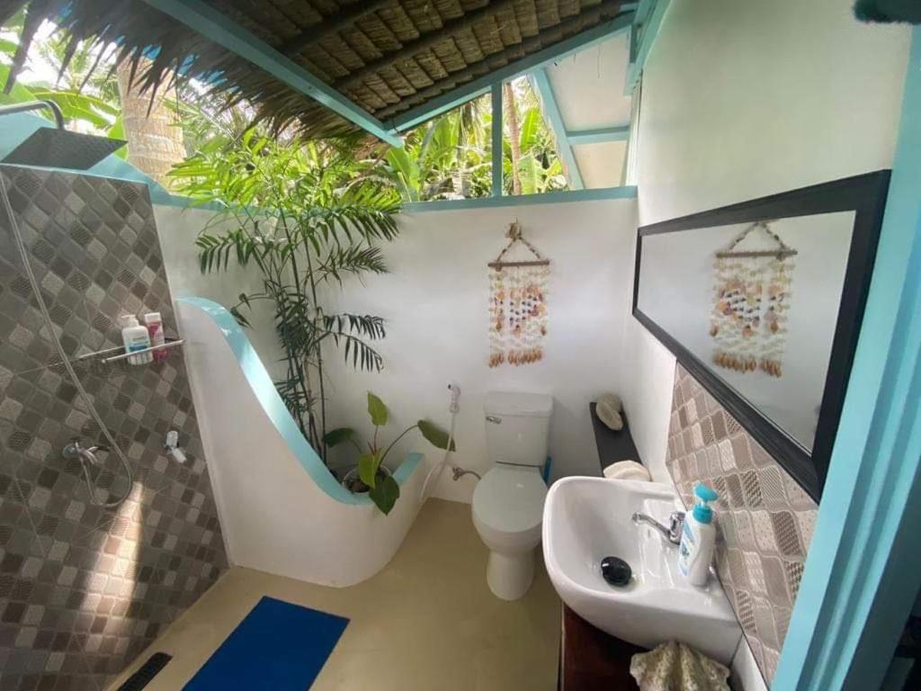 Vannituba majutusasutuses DJs Beach Resort
