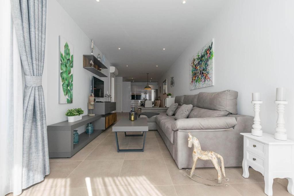 Posezení v ubytování Modern Apartment in Cómpeta I