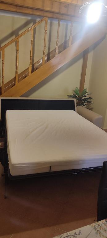 Cama o camas de una habitación en Casa Bergón en Fuentenebro Ribera del Duero Burgos