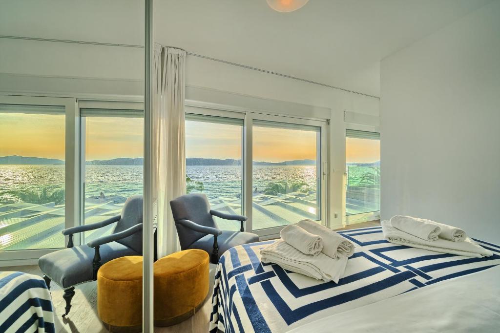 Posteľ alebo postele v izbe v ubytovaní Livingstone Beach House