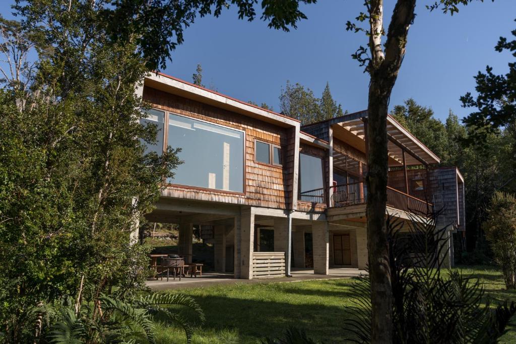 Casas Martín Pescador, Lago Huillinco, Chiloe