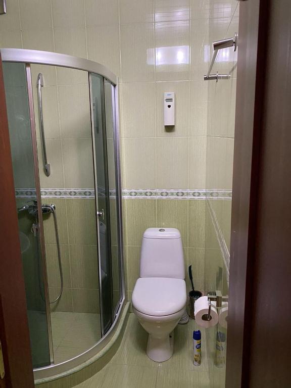 Koupelna v ubytování Hotel Pavo