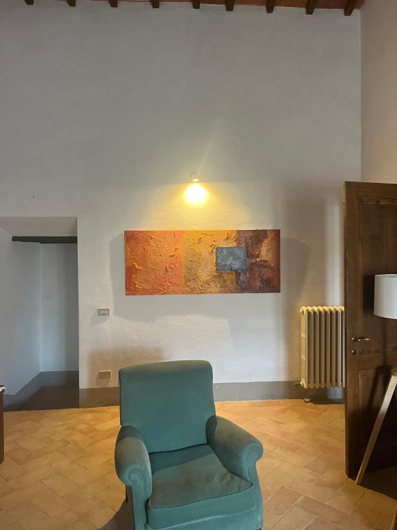 Posezení v ubytování La Casa di Vignoni Alto
