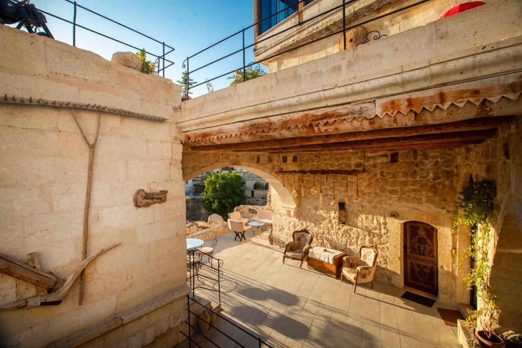 Balkón nebo terasa v ubytování Carna Cave Hotel Cappadocia