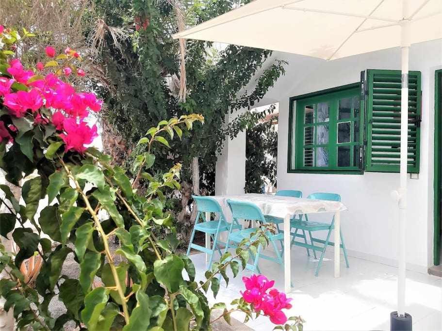 Zahrada ubytování REST NOOK apartment on the Cotillo beach