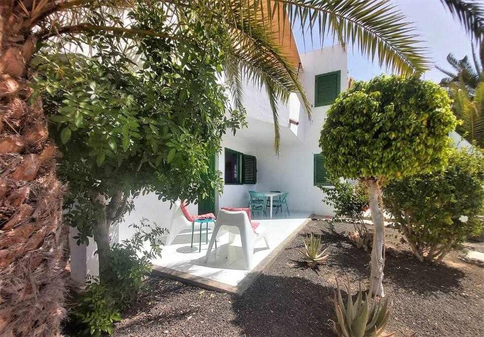 Zahrada ubytování REST NOOK apartment on the Cotillo beach