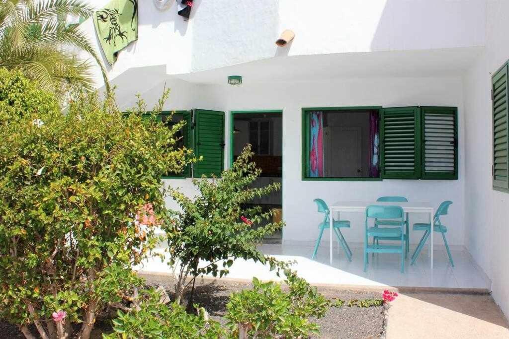 Zahrada ubytování REST NOOK apartment on the Cotillo beach