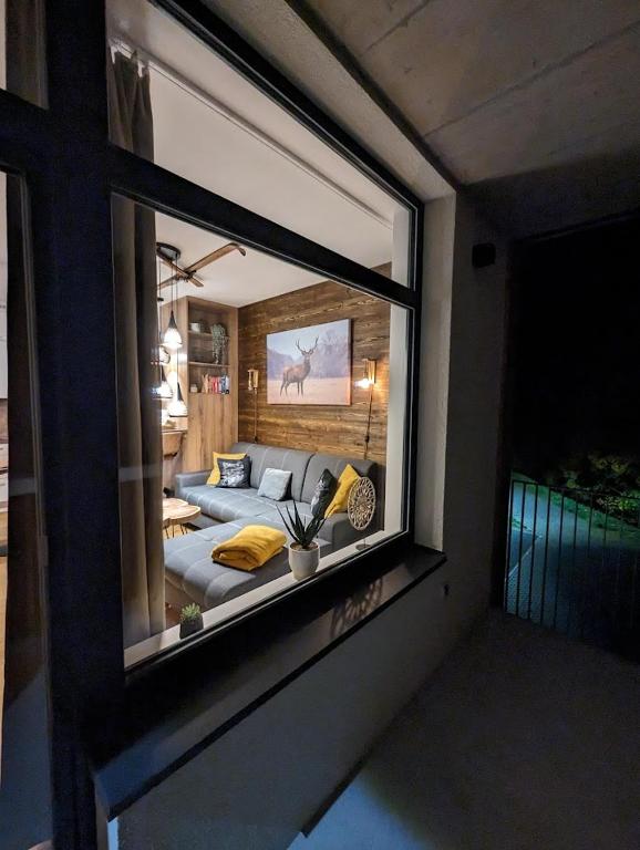 Posezení v ubytování Zadov - Apartmán Srdce Šumavy