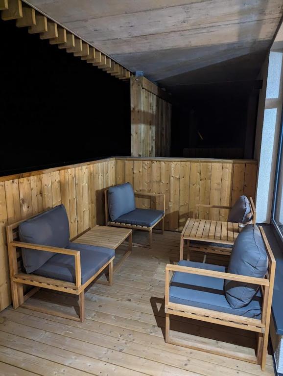 Posezení v ubytování Zadov - Apartmán Srdce Šumavy
