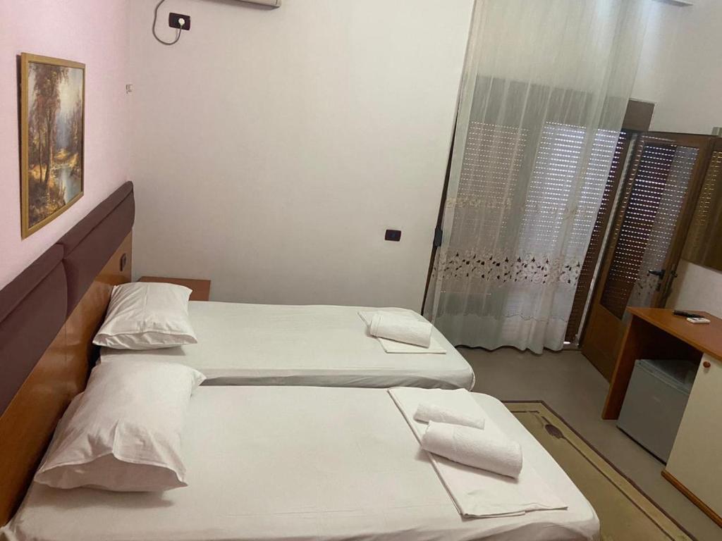 Postel nebo postele na pokoji v ubytování Hotel Edland