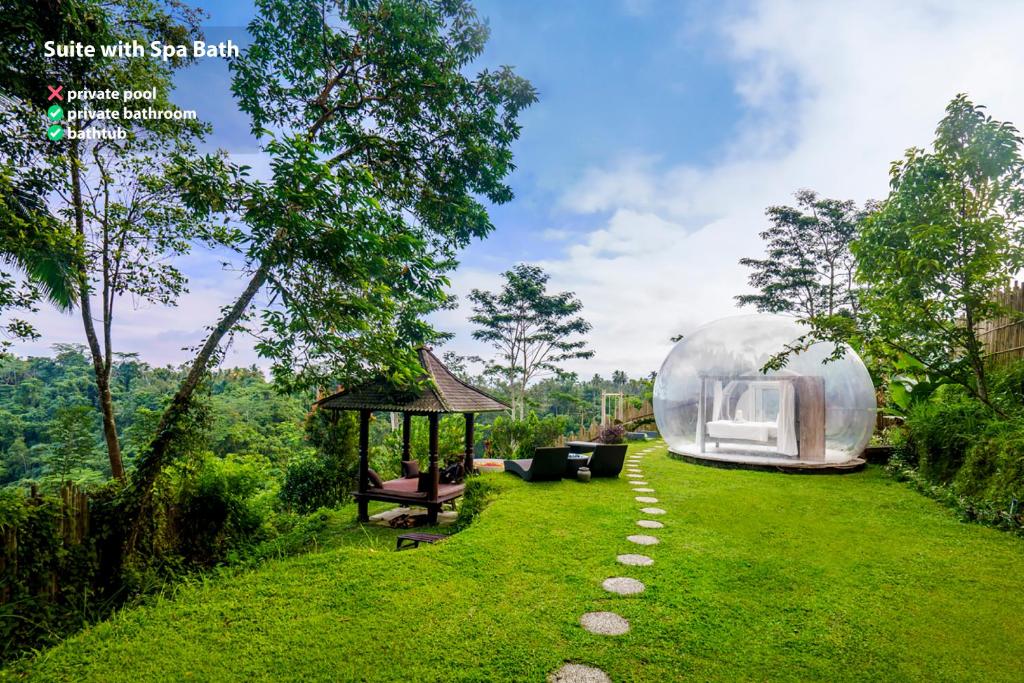 Zahrada ubytování Bubble Hotel Bali Ubud - Adults Only