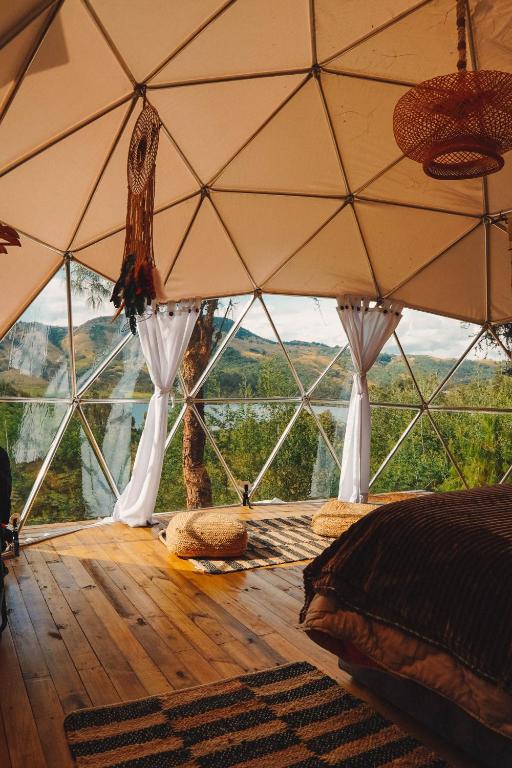 Balcone o terrazza di Alma de Campo Glamping - Laguna de Suesca