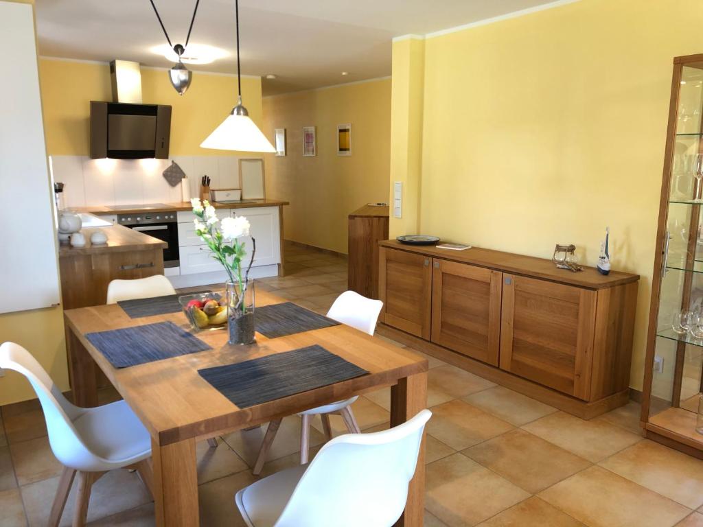 Η κουζίνα ή μικρή κουζίνα στο Schleibrücke