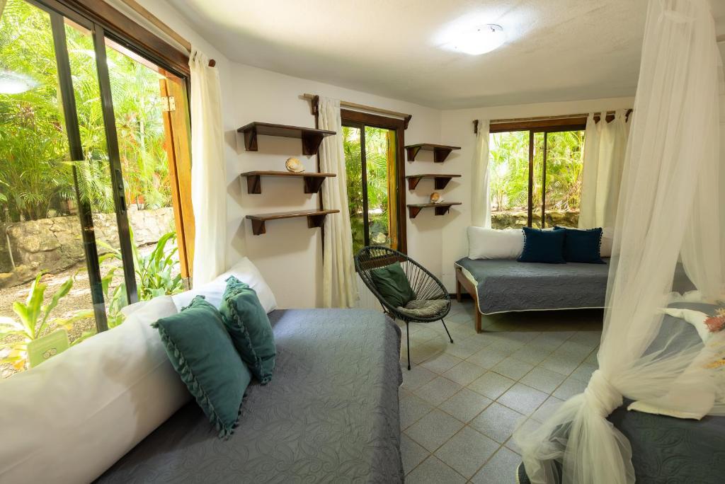 Posezení v ubytování B&B Ranchos Itaúna