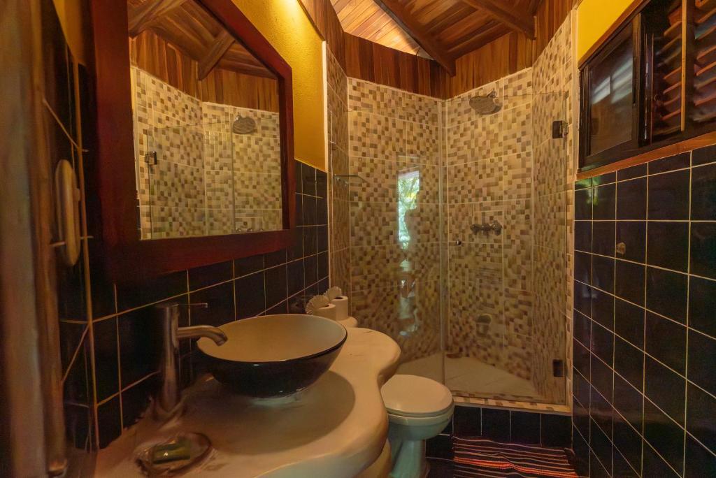 Koupelna v ubytování B&B Ranchos Itaúna