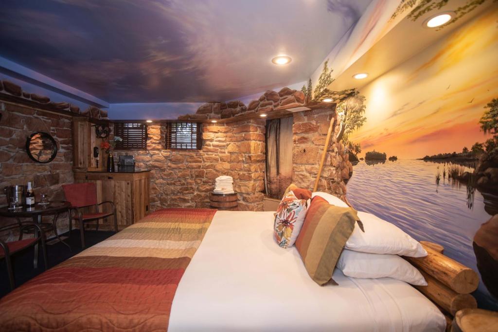 The Anniversary Inn - South Temple - Chambre Queen Avec Vue Sur Le Jardin