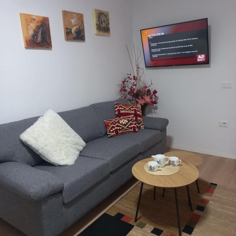 Posezení v ubytování Regis Apartment