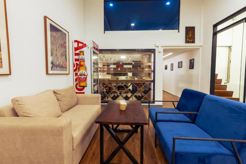 Posezení v ubytování Suite Home Boutique Hotel