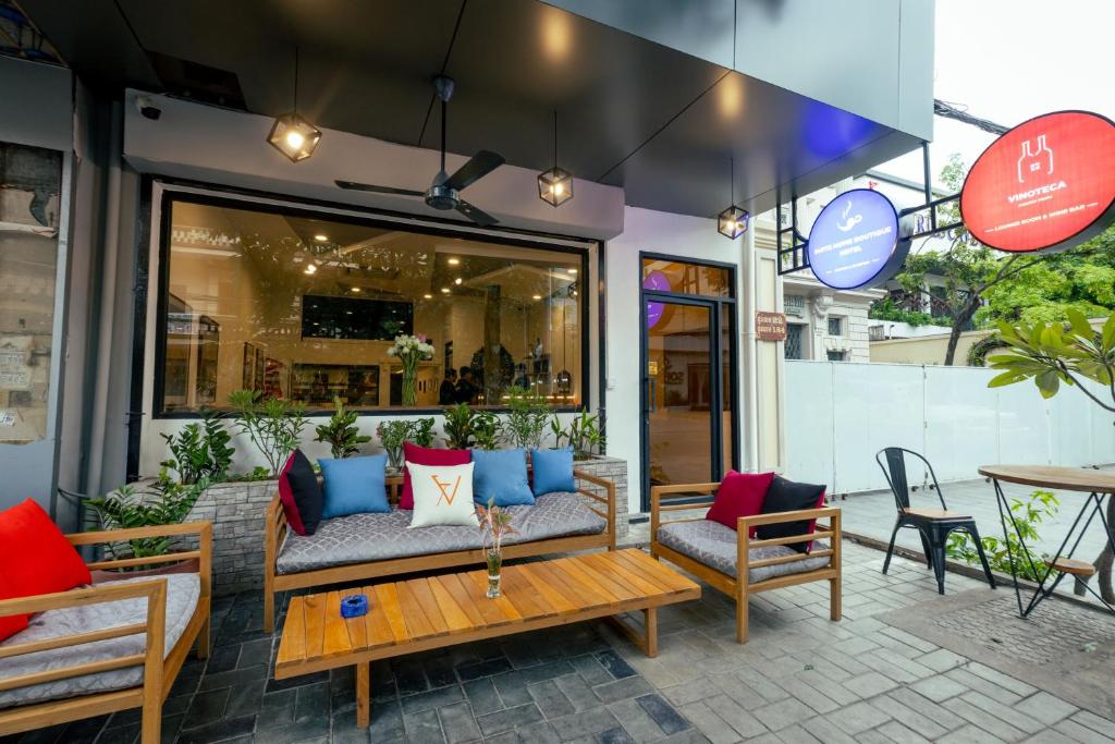 Posezení v ubytování Suite Home Boutique Hotel
