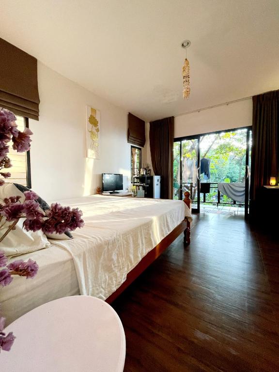 Splendid house with AC by the sea - Habitación Doble De Lujo Con Baño