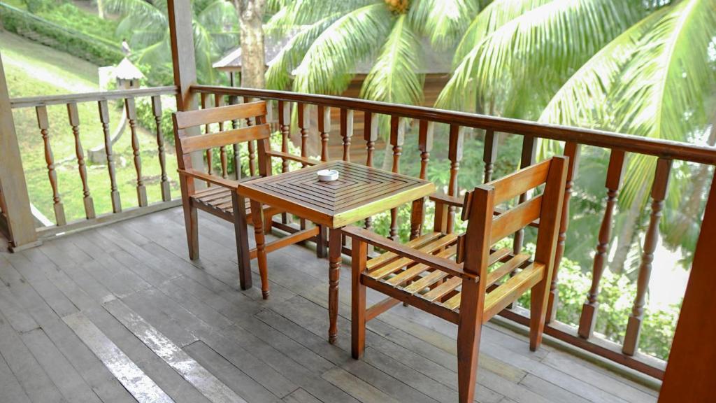 Balkón nebo terasa v ubytování KTM Resort Batam