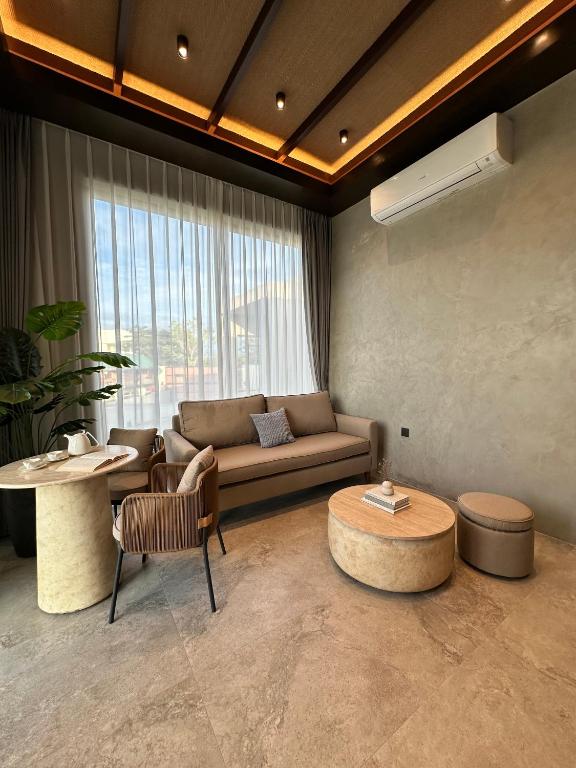 Posezení v ubytování TANA Beach Villas
