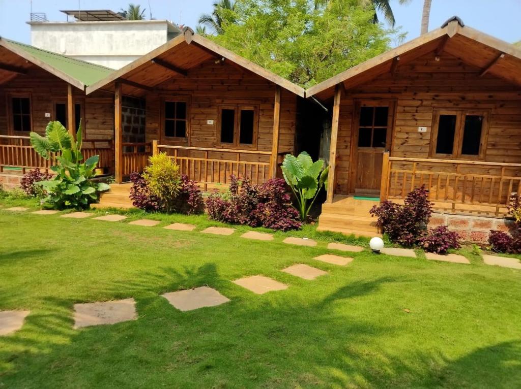 Zahrada ubytování TP cottages Beach Resort