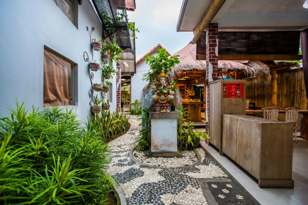 Zahrada ubytování The Nest Canggu