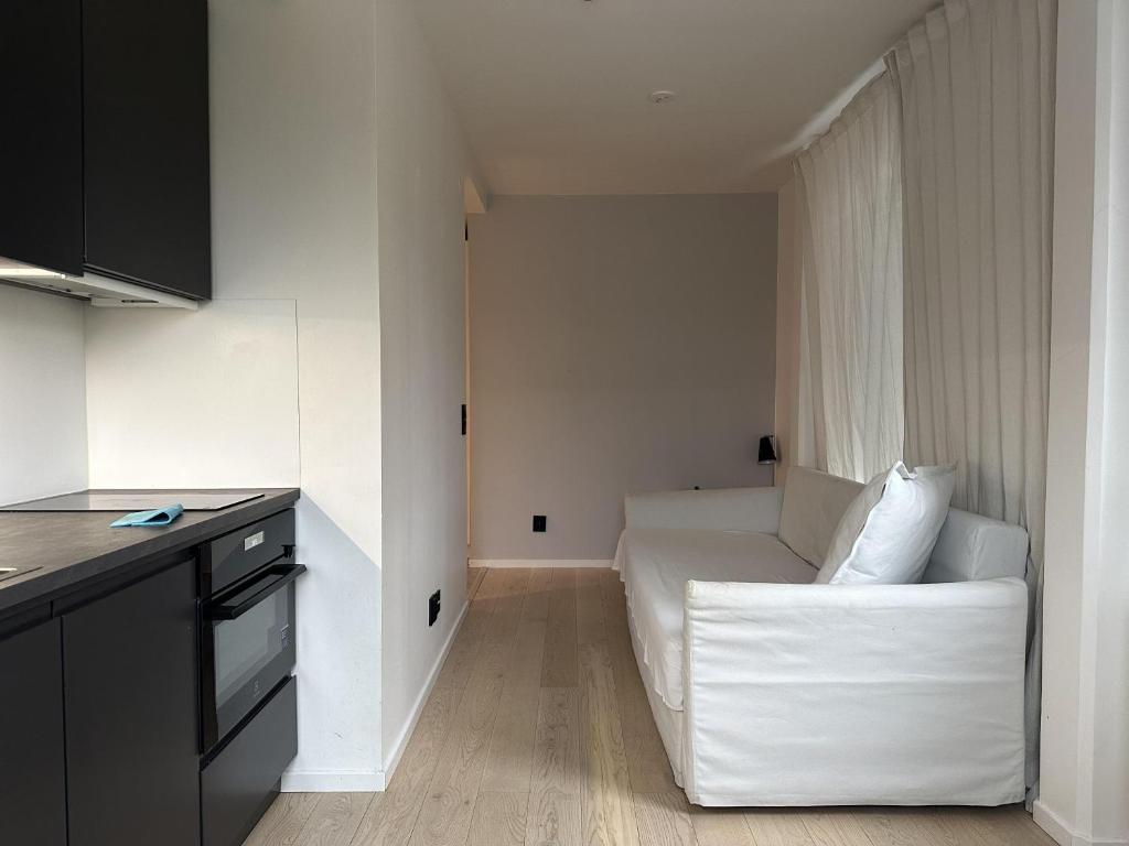 Posezení v ubytování Apartment in Sollentuna Centrum 1205