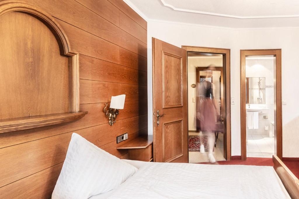 Postel nebo postele na pokoji v ubytování Hotel Elisabeth