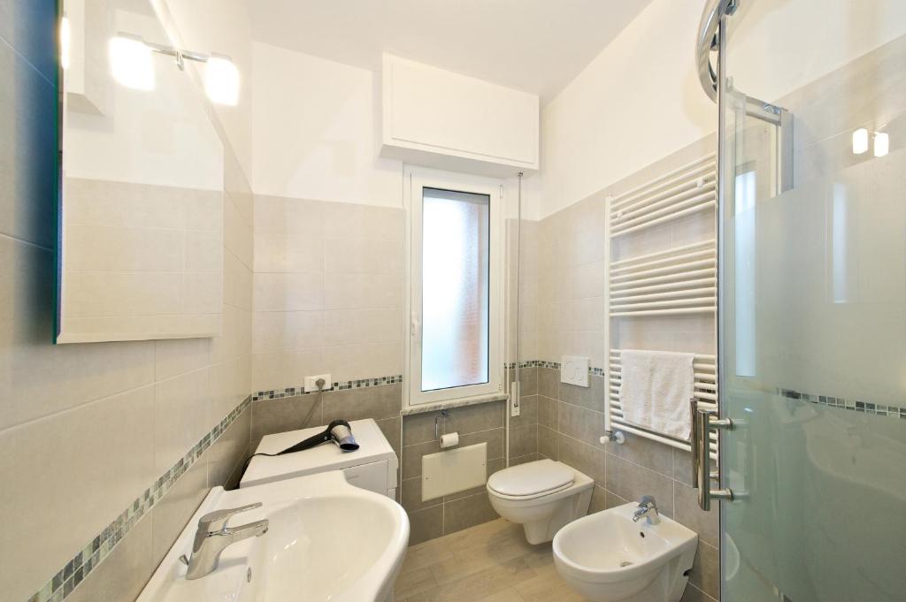 Kúpeľňa v ubytovaní Fornaci 9 RivieraHoliday