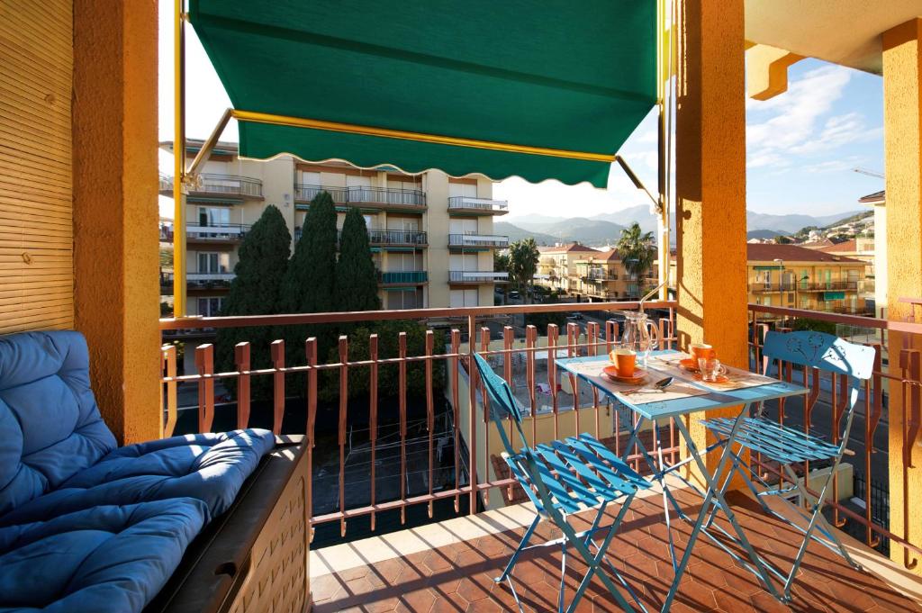 Balkón alebo terasa v ubytovaní Fornaci 9 RivieraHoliday